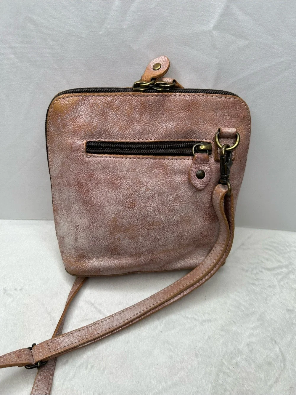 Bed Stu Leather Ventura Crossbody Bag Nectar Lux